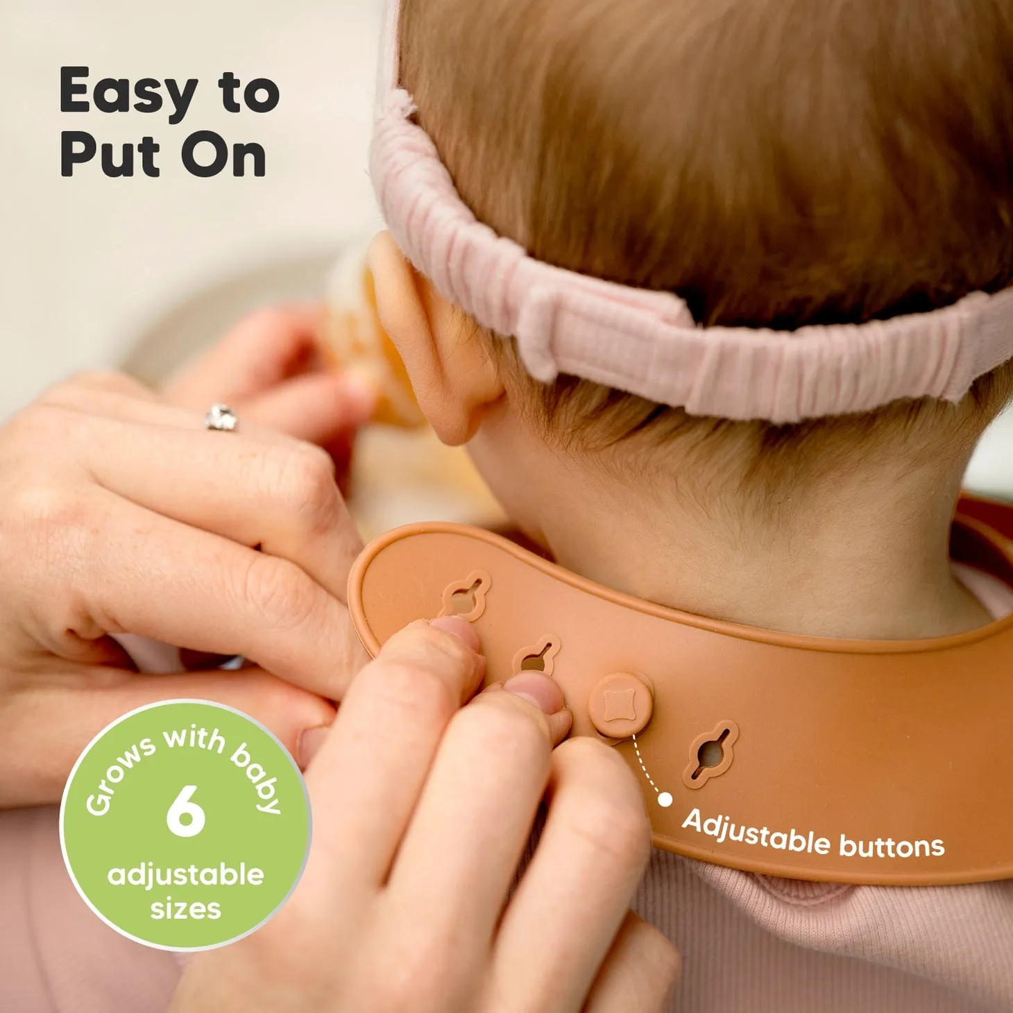 2-Pack Prep Silicone Bibs (Slate)