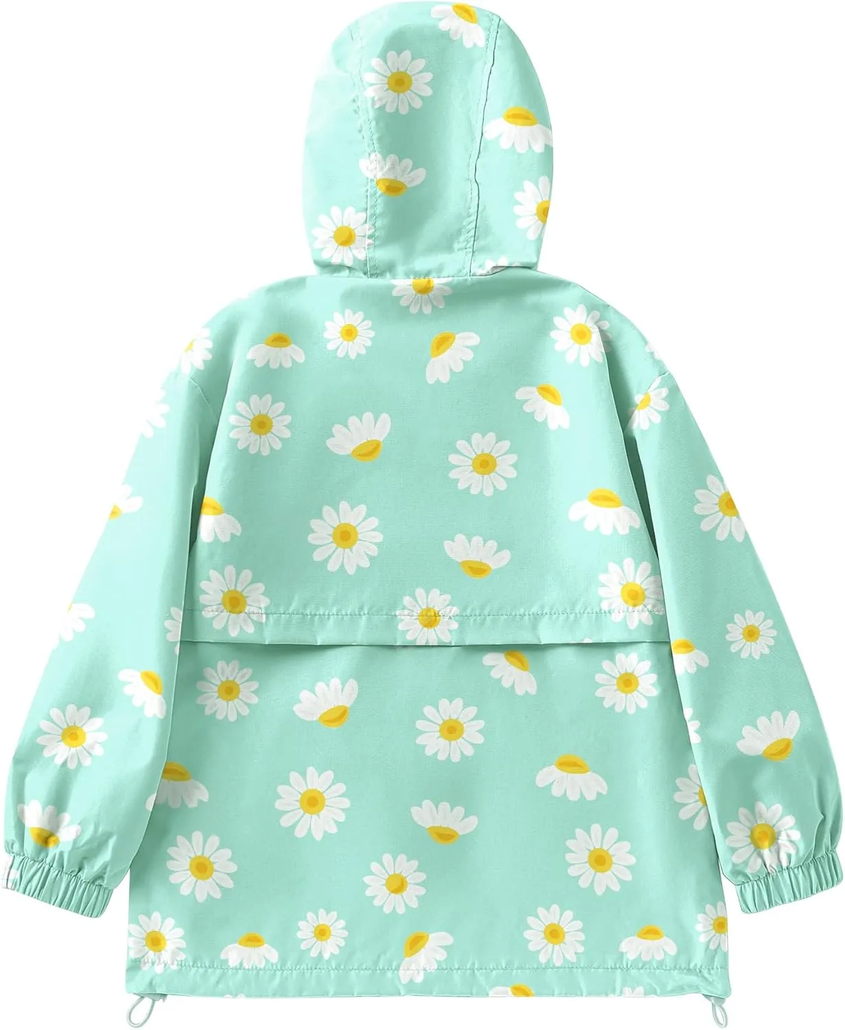 Avoogue Toddler Rain Jacket Windbreaker Lined Raincoat Waterproof Hooded Lightweight Rain Coats With Pockets 4-12Y