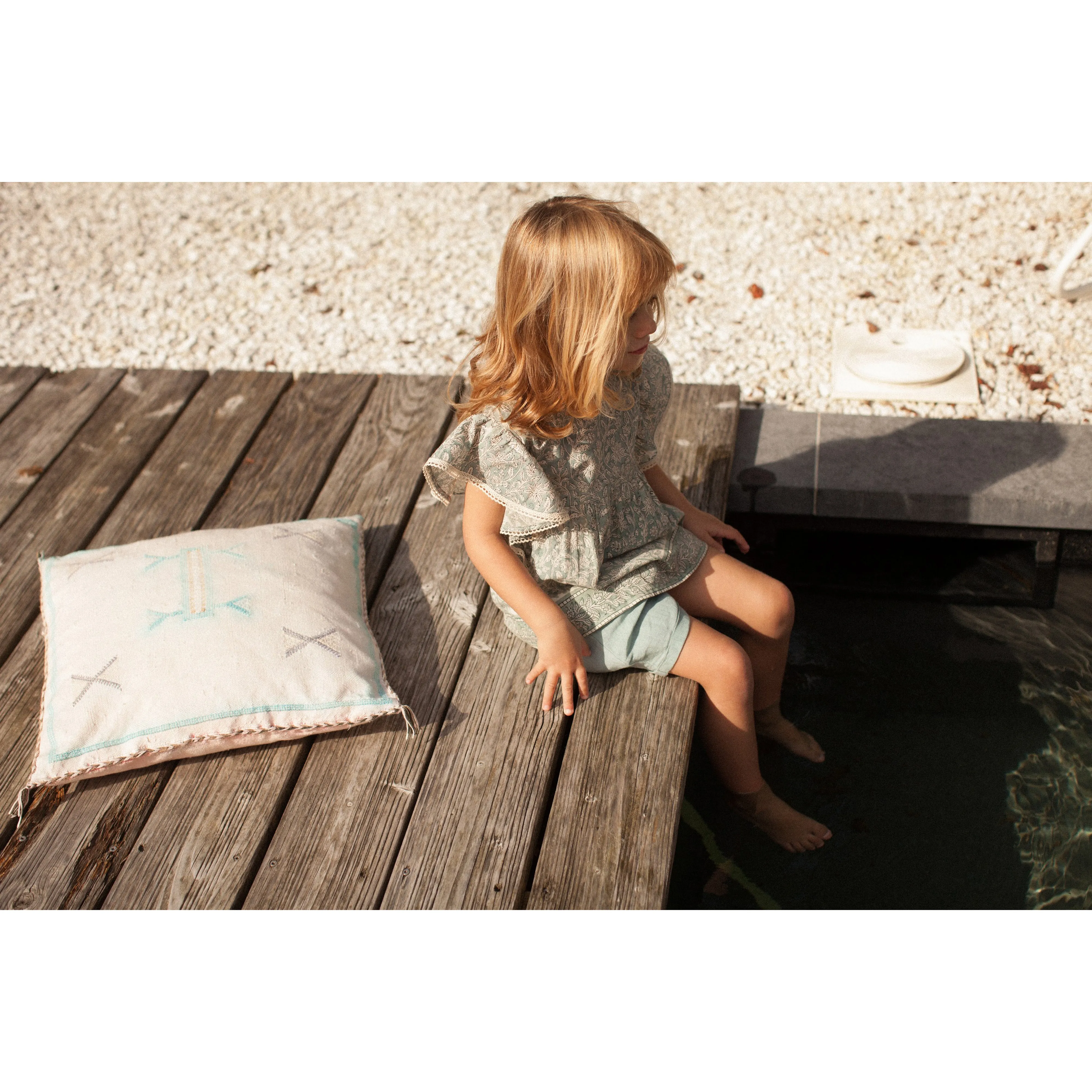Bonheur du Jour Paris  Baby Boy Boys Short Eucalyptus Green