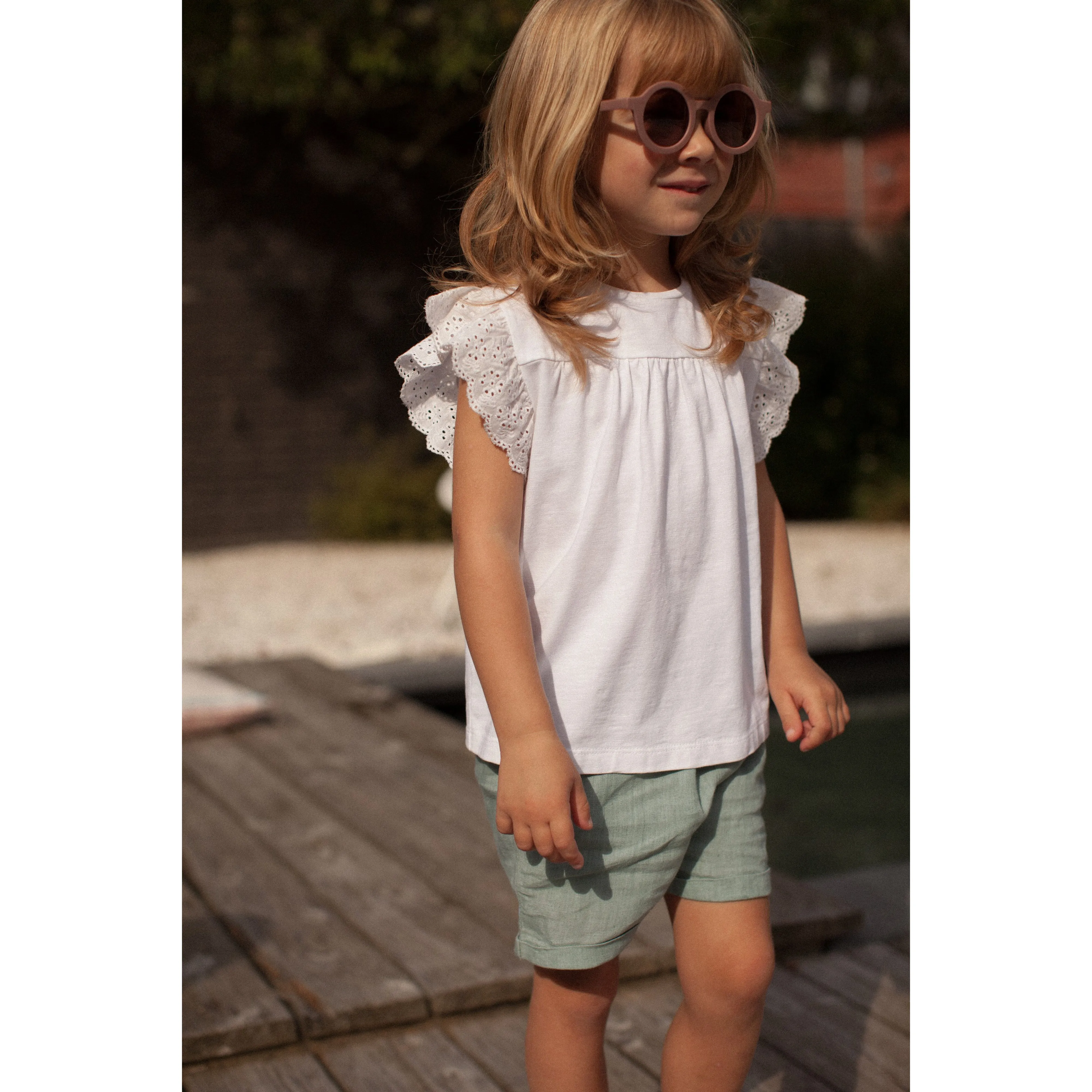 Bonheur du Jour Paris  Baby Boy Boys Short Eucalyptus Green