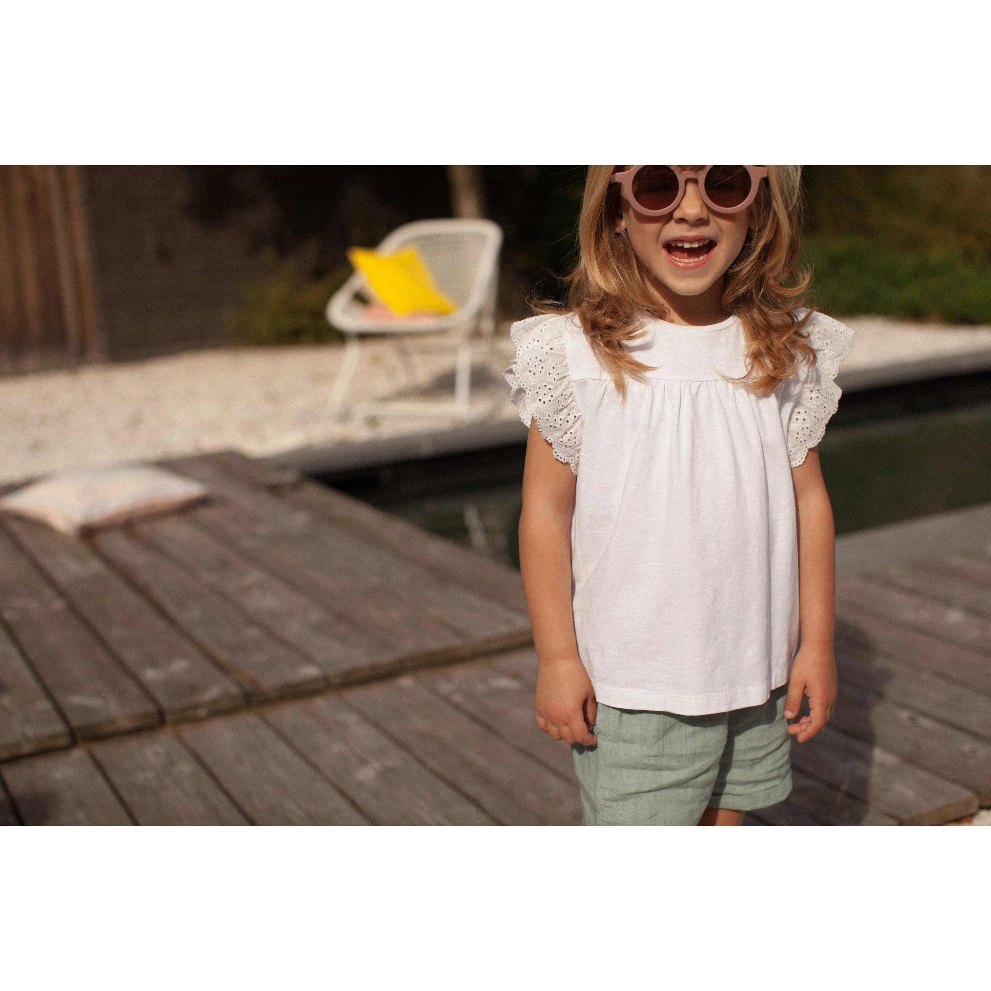 Bonheur du Jour Paris  Baby Boy Boys Short Eucalyptus Green