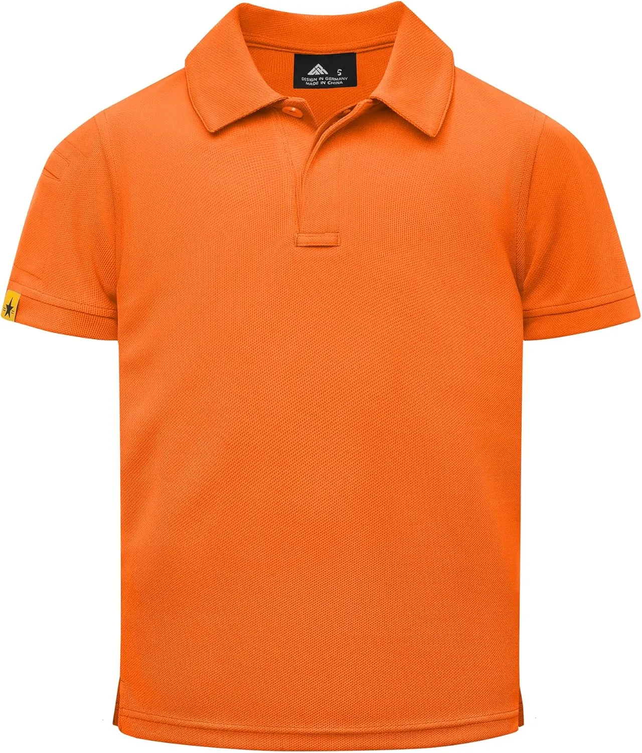 Boys Short Sleeve Pique Polo Shirt Uniform Golf T-Shirts for Kids 6-16 Years
