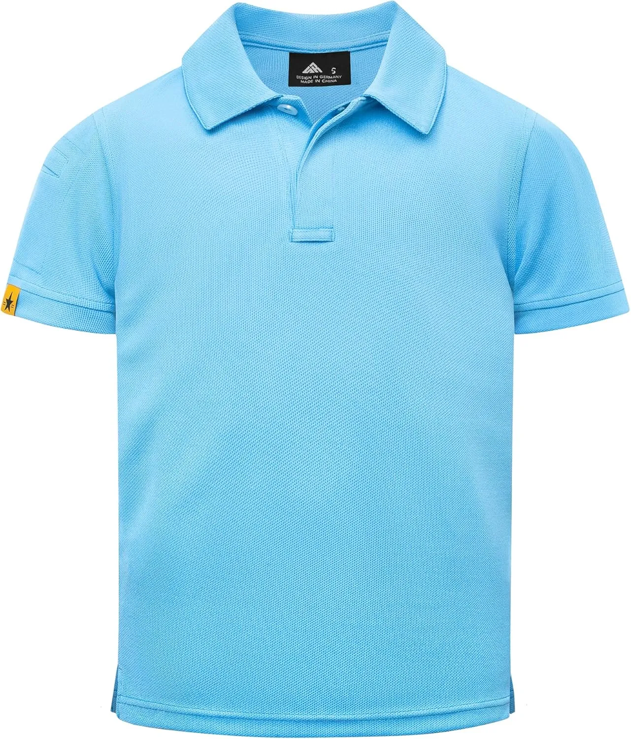 Boys Short Sleeve Pique Polo Shirt Uniform Golf T-Shirts for Kids 6-16 Years