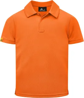 Boys Short Sleeve Pique Polo Shirt Uniform Golf T-Shirts for Kids 6-16 Years