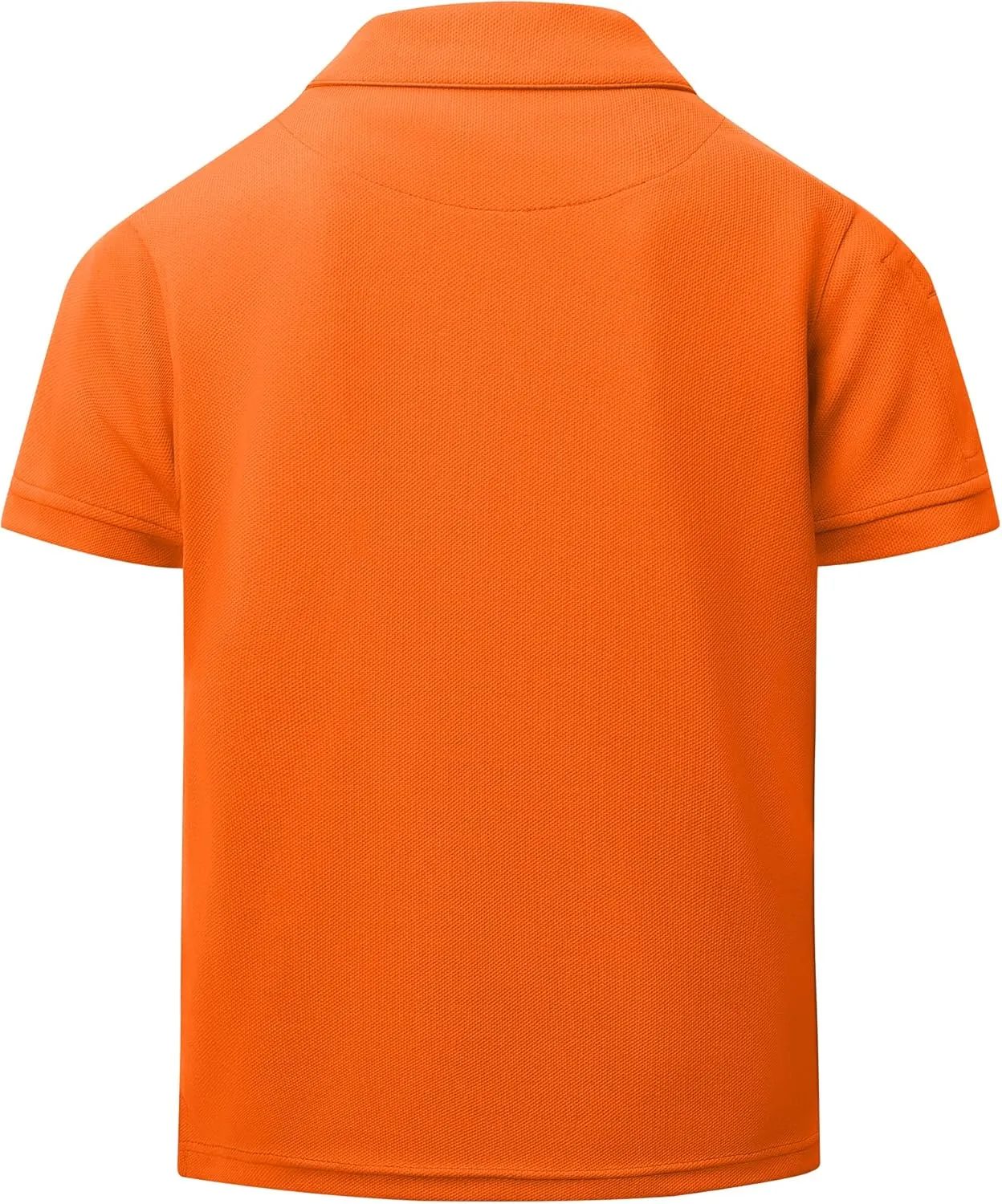 Boys Short Sleeve Pique Polo Shirt Uniform Golf T-Shirts for Kids 6-16 Years