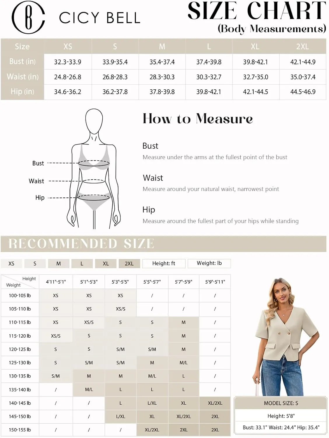 Cicy Bell Womens Cropped Short Sleeve Blazers V Neck Button Down Lightweight Work Casual Suit Jackets
