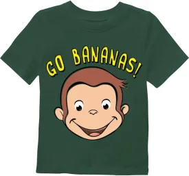 Curious George Boys' Toddler Monkey Business Short Sleeve T-Shirt