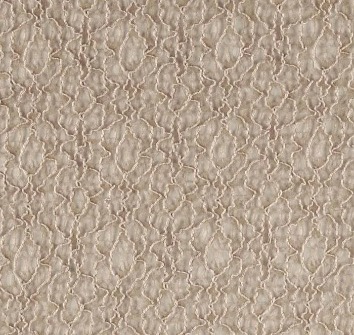 Fabric Fishnet Lace Wrap in Beige
