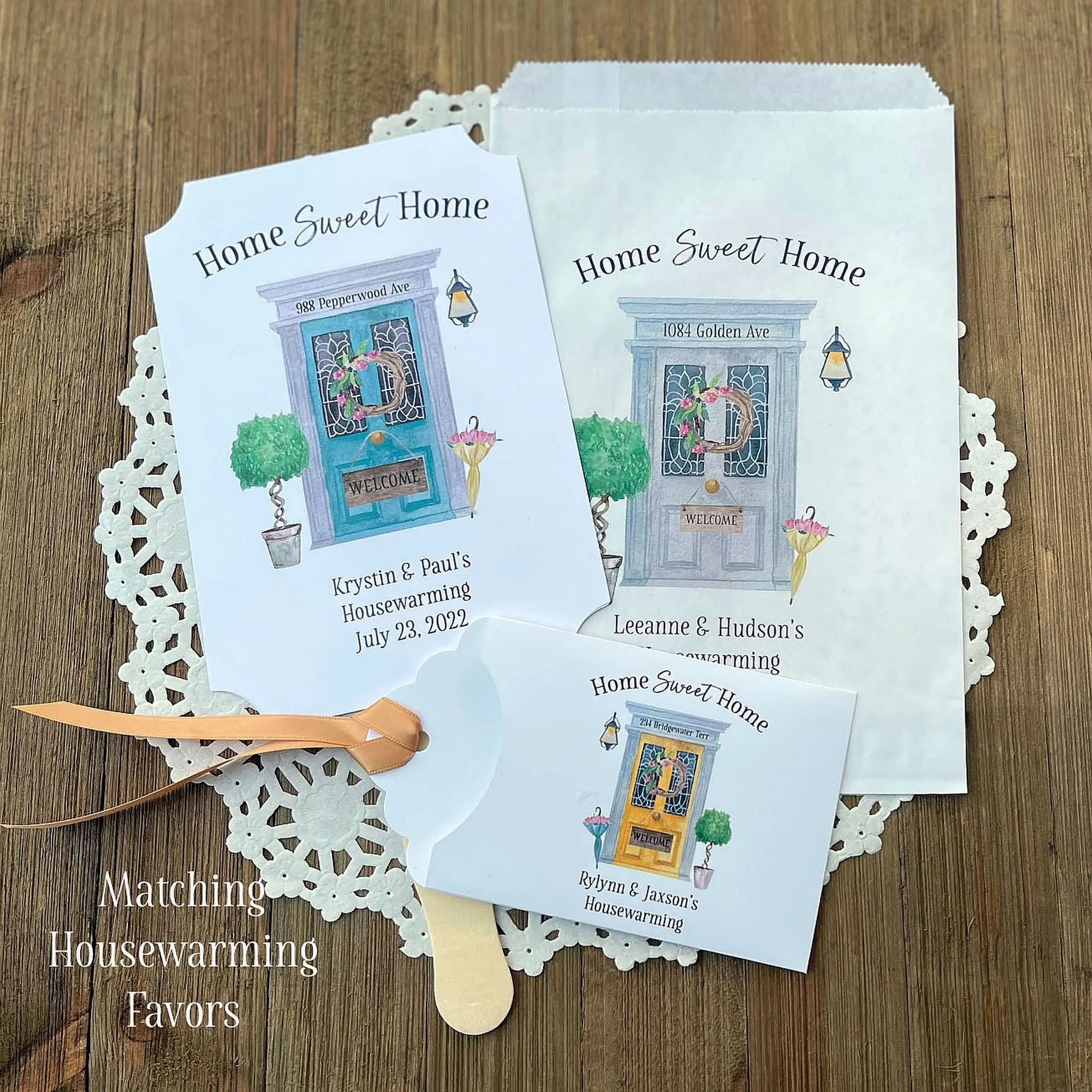 Housewarming Favor Bags
