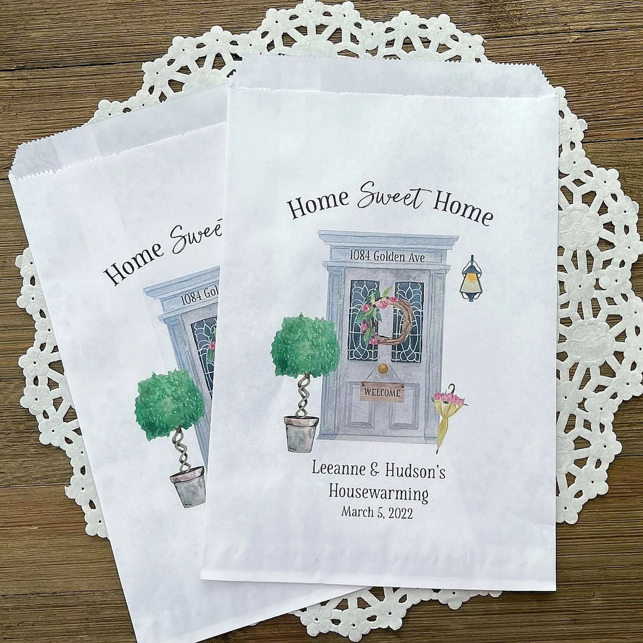 Housewarming Favor Bags
