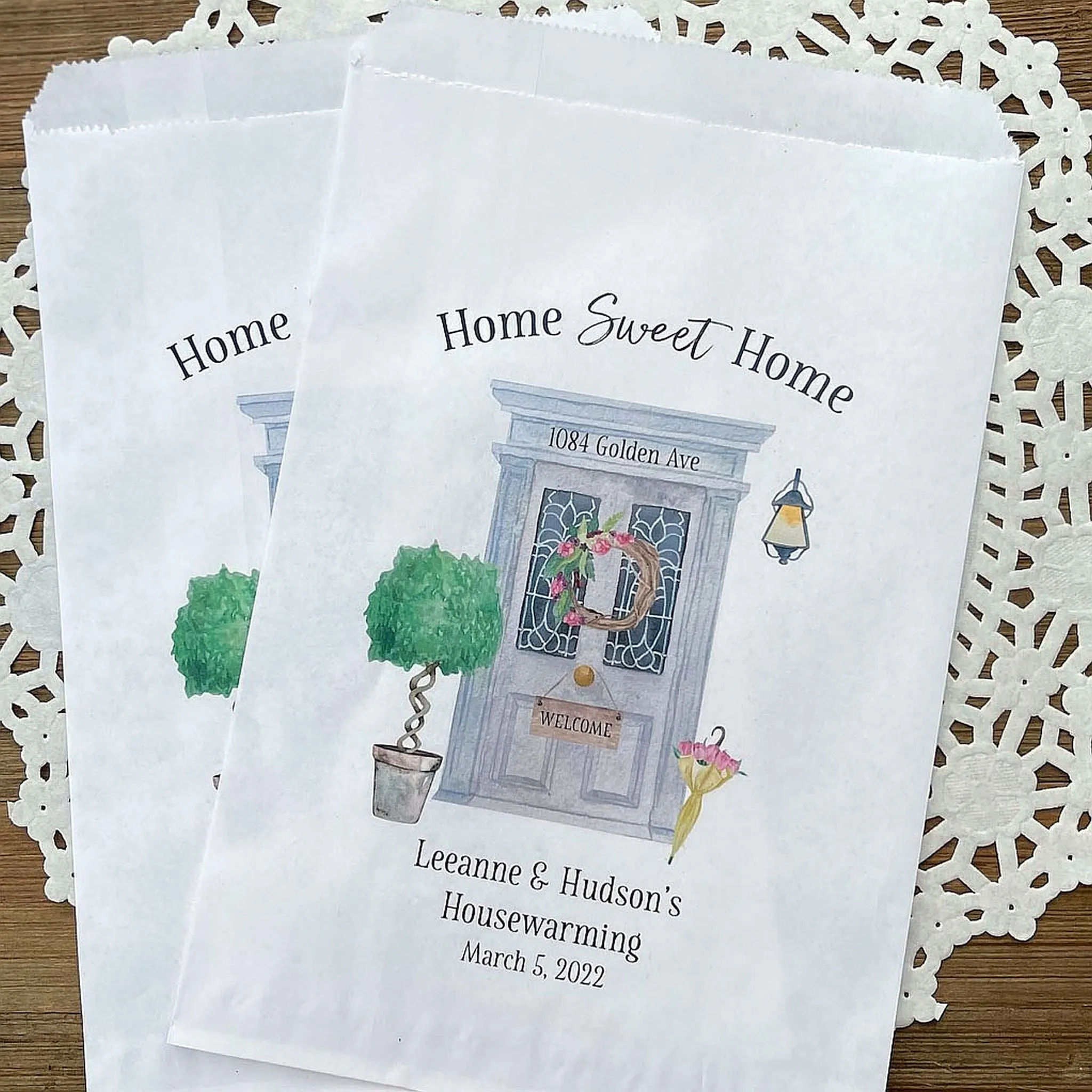 Housewarming Favor Bags