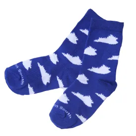 Kids Blue KY Socks