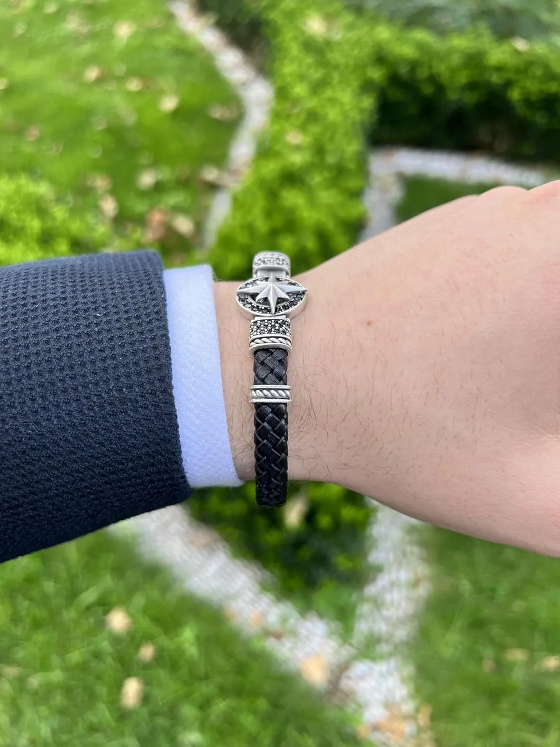 Leather Bracelets Personalized gifts for Men and boyfriend Personalized Gifts