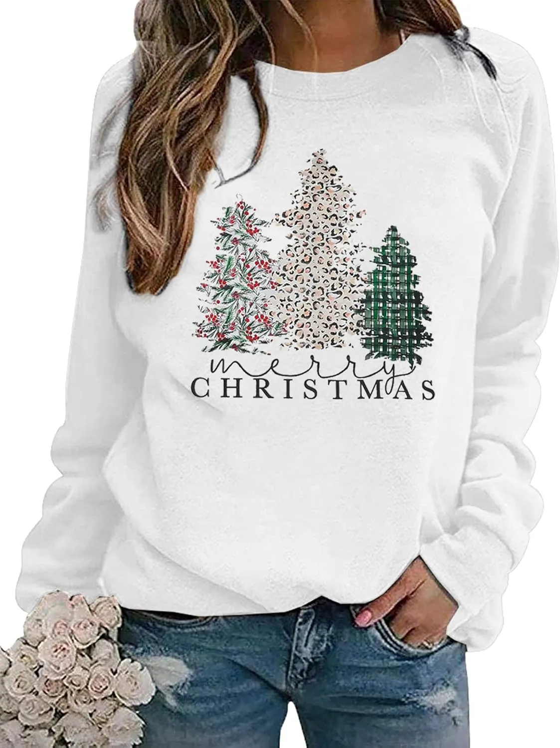Merry Christmas Sweatshirts for Women