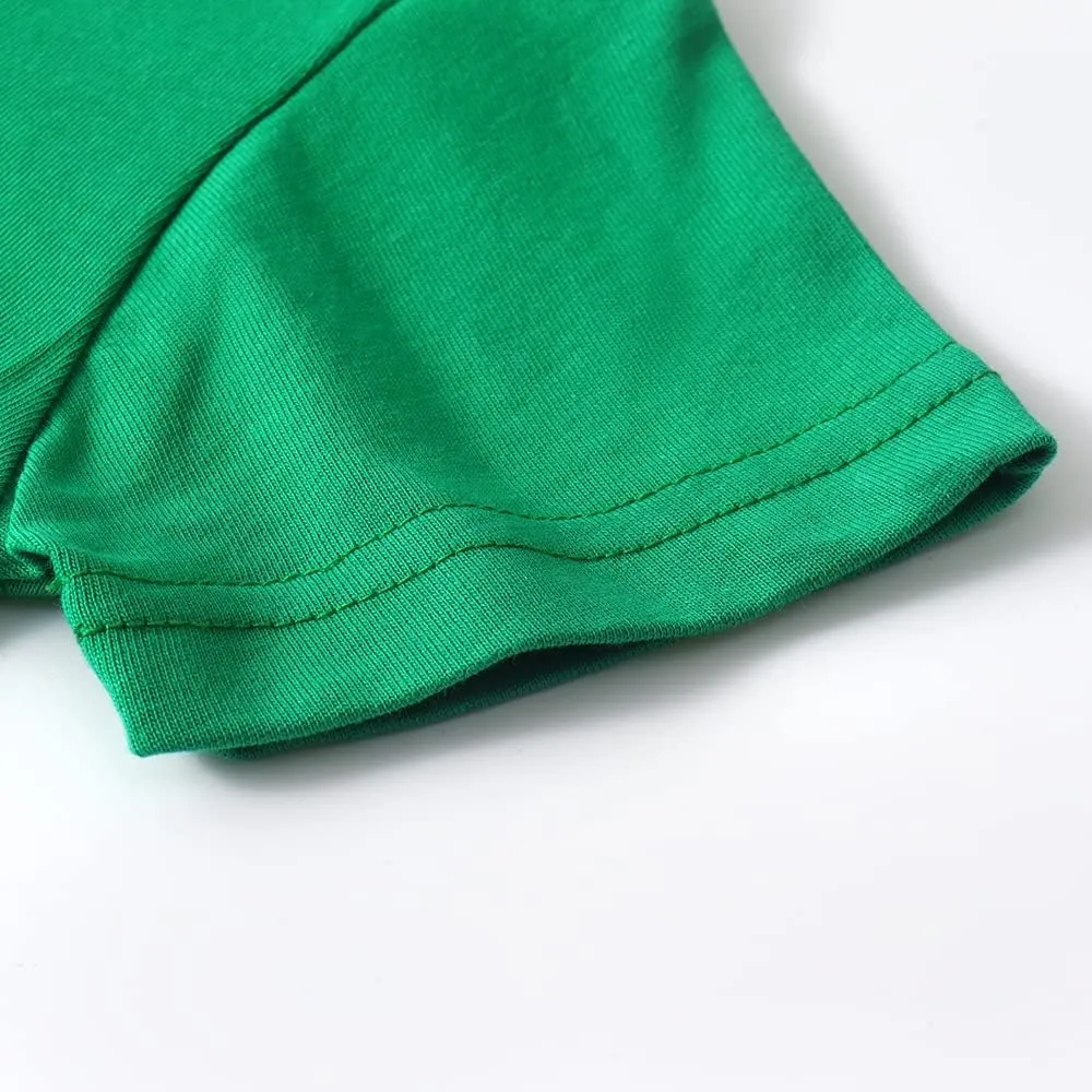 Noomelfish Girls Short Sleeve Heart Pocket T-Shirts Casual Cotton Tee Tops Blouse (5-12 Years)