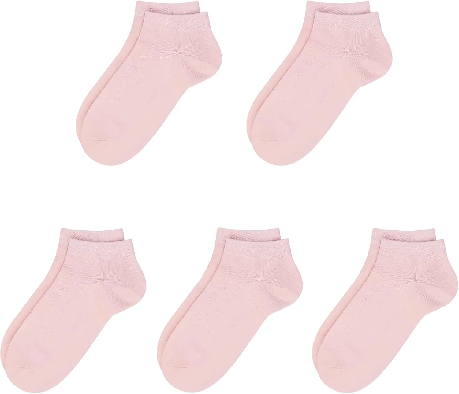 SERISIMPLE Viscose Bamboo School Socks Ankle Super Soft Kids Socks Stretch Cuffs Athletic Socks Odor Anti-odor 5 Pairs