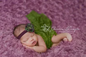 Stretch Lace Wrap in Lemongrass Green