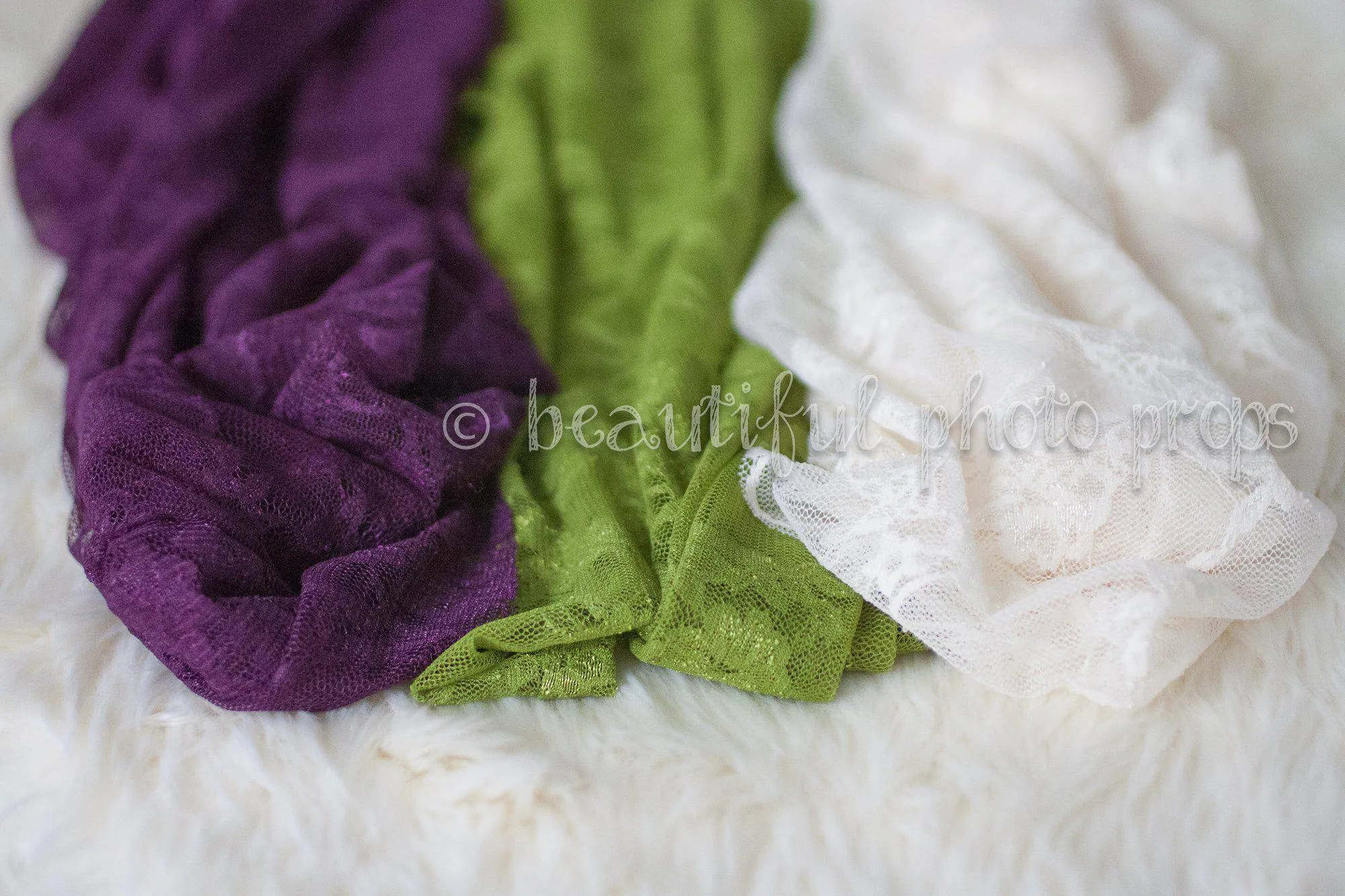 Stretch Lace Wrap in Lemongrass Green
