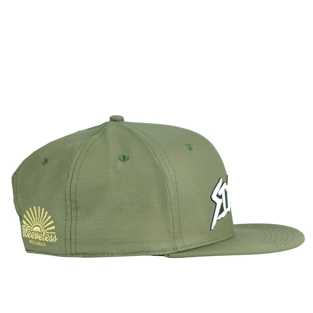 Stylust Ripstop Olive Snapback Hat