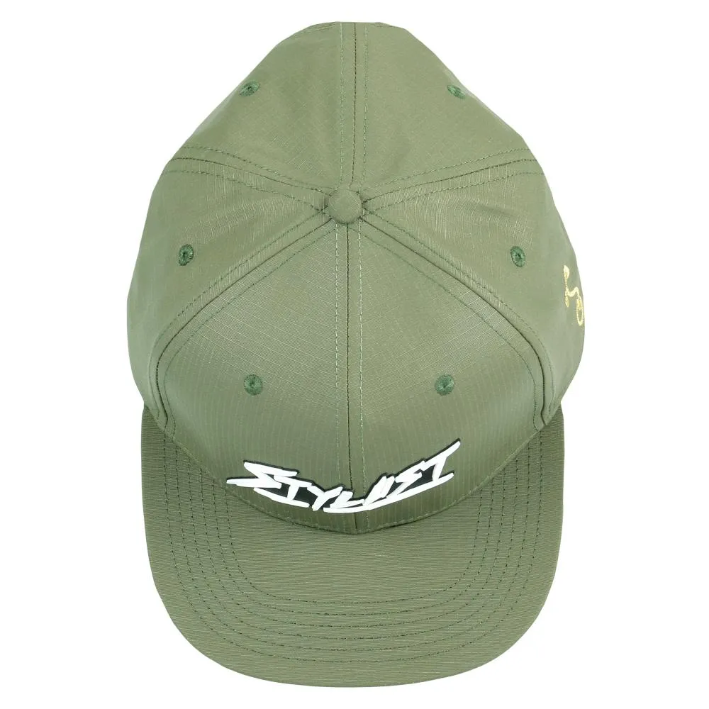 Stylust Ripstop Olive Snapback Hat