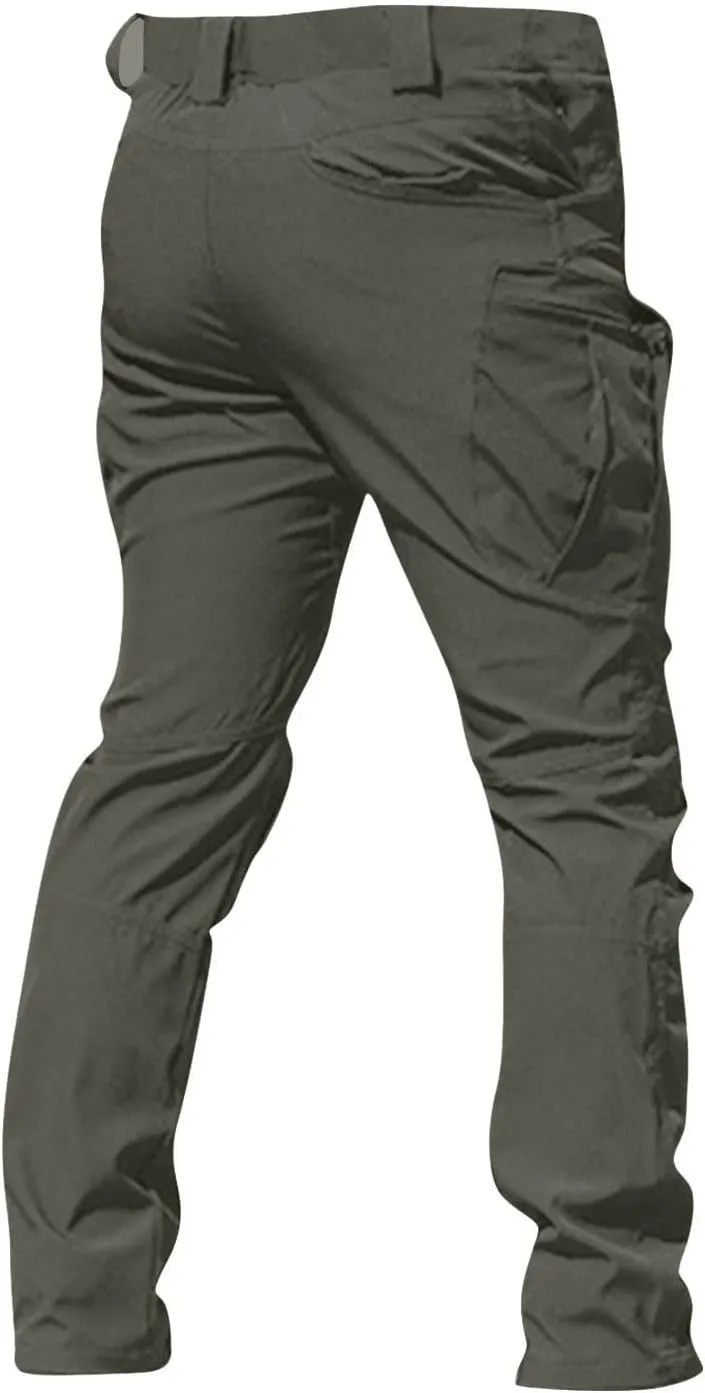 Tactical Cargo Pants for Men Ripstop Water Resistant Camo Hiking Pants Stretch Lightweight Work Pant Multi Pockets