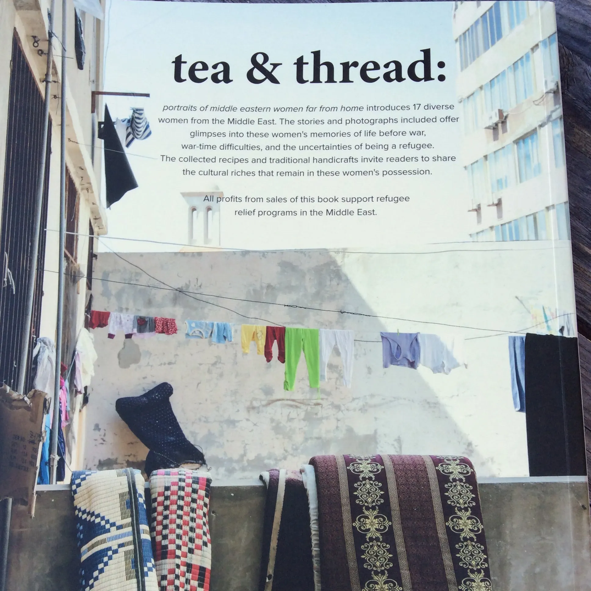 Tea & Thread. Book of portraits of middle eastern women far from home