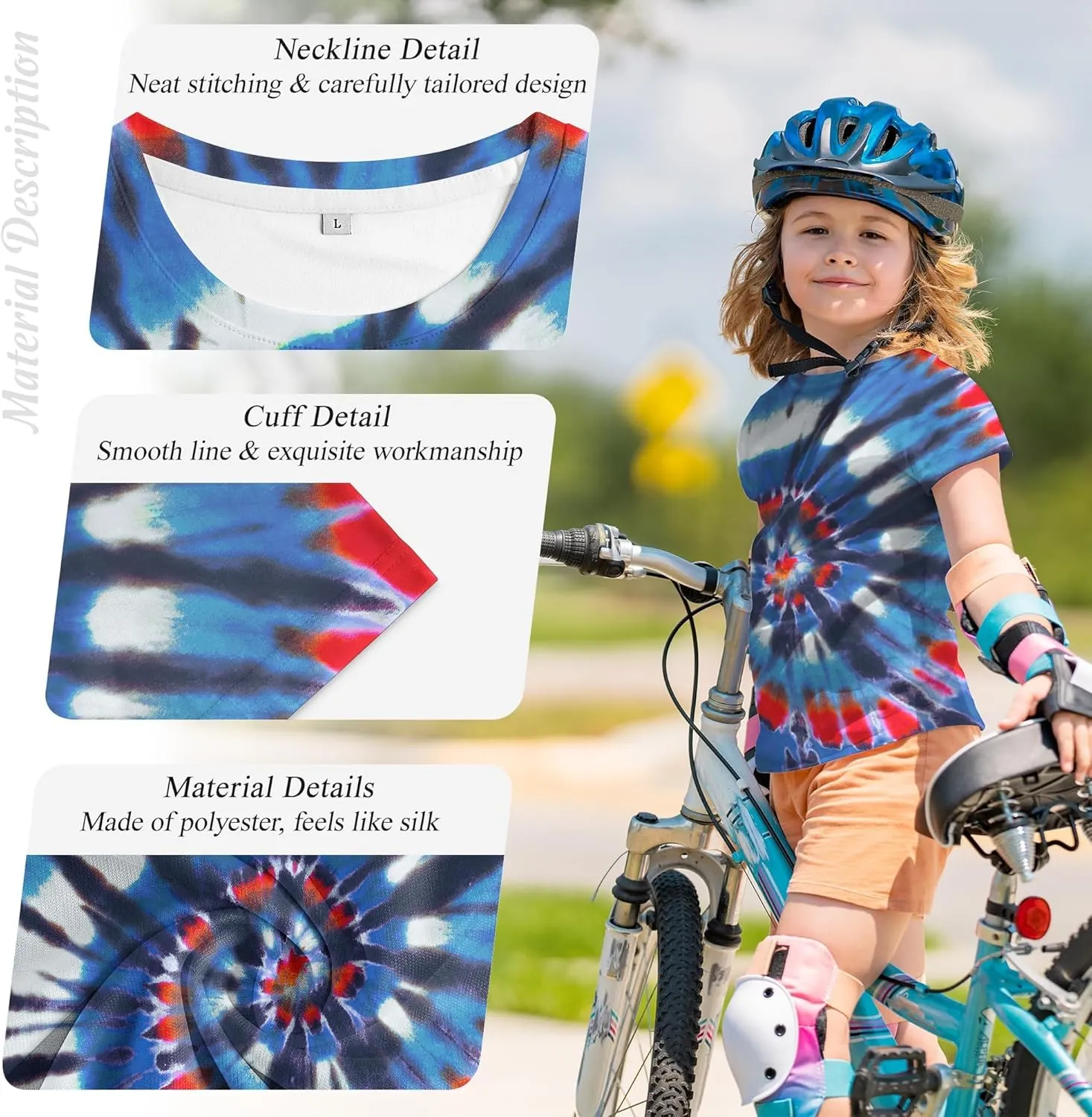Tiannee Boys Girls 3D Graphic T Shirt, Novelty Kid's Shirts, Casual Crewneck Short Sleeve Tops Tees 6-16 Years