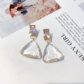Triangle Drop Earrings
