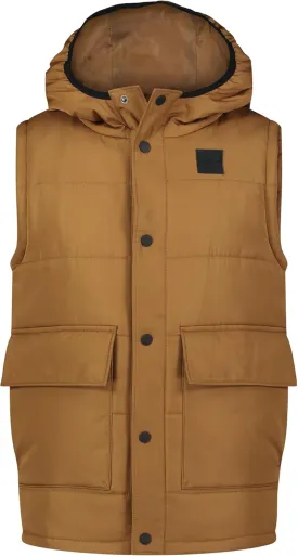 Under Armour Boys' Vest, Zip-up Or Button-up Style, Hooded, Lightweight & Warm