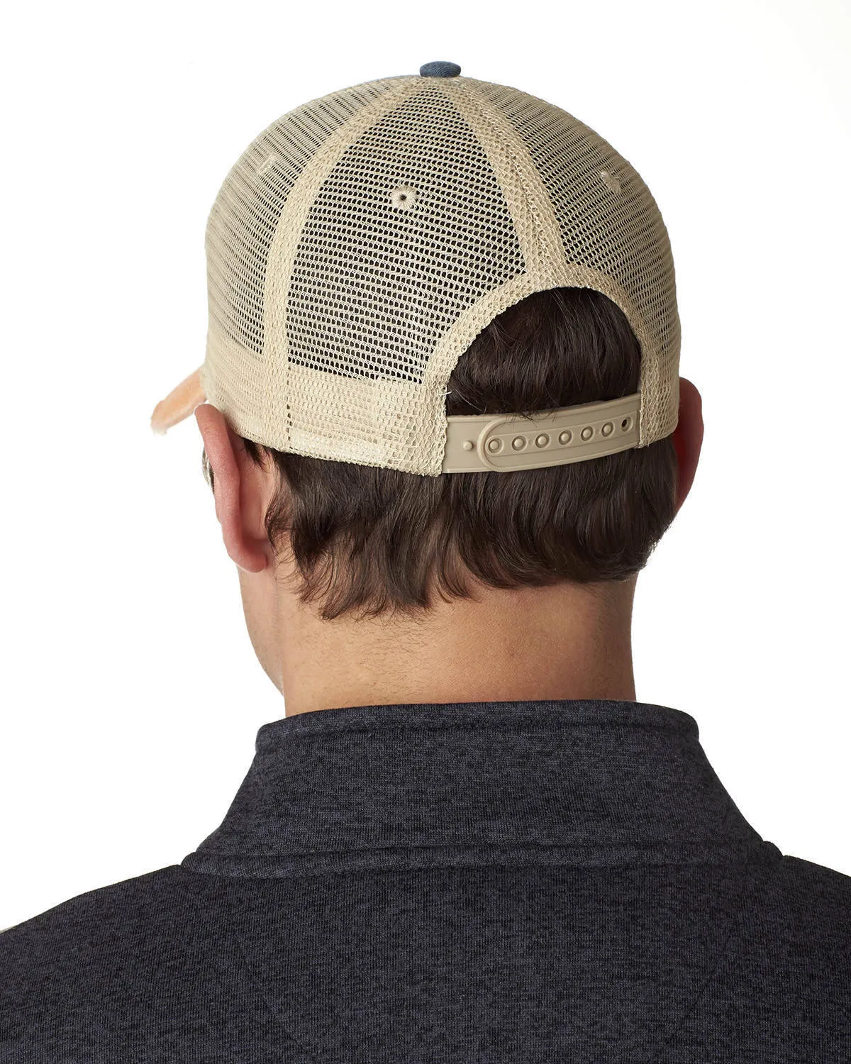 Vermont Hat - Distressed Snapback Trucker Hat - Vermont State Outline - Many Colors Available
