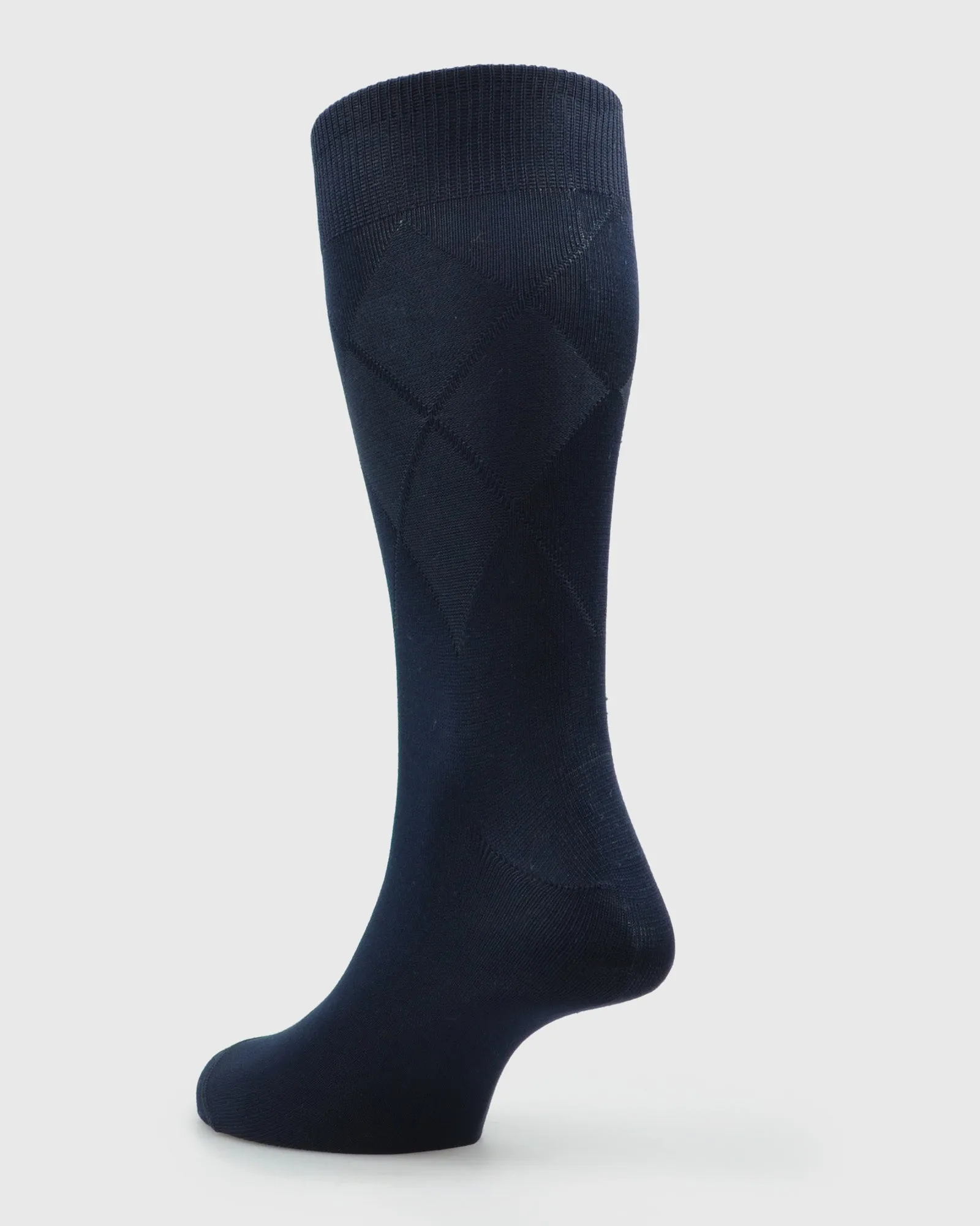 VISCONTI A238V TEXTURED NAVY SOCKS