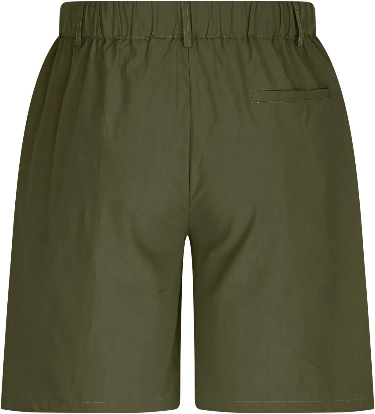 Work Shorts for Men Casual Drawstring Elastic Waist Cargo Pants Outdoor Summer Lightweight Shorts