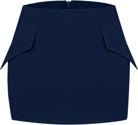 YMDUCH Women's Trendy Casual Mid-Waist Stretchy Fitted Bodycon Party Club Mini Pencil Skirts