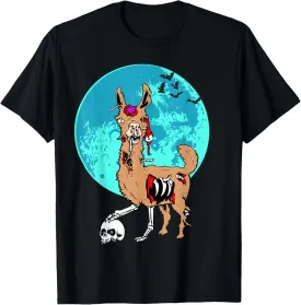 Zombie Llama funny Halloween Costume women men kids T-Shirt
